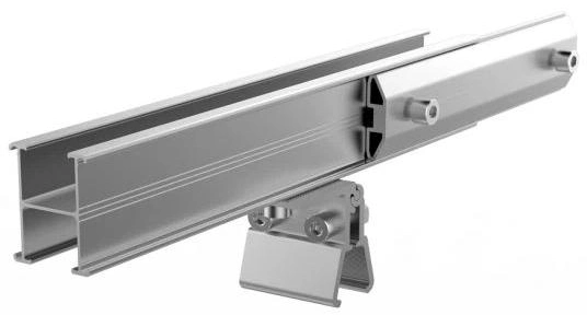 Aluminum Alloy Rail Connector for Solar Panel Mounting Solar Panel Bracket