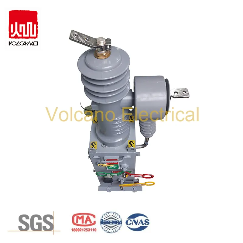 12kv Outdoor Pole Mounted Auto Circuit Recloser ACR / Vacuum Circuit Breaker Capacitor Switch with Remote Controller Feeder Transfer Unit