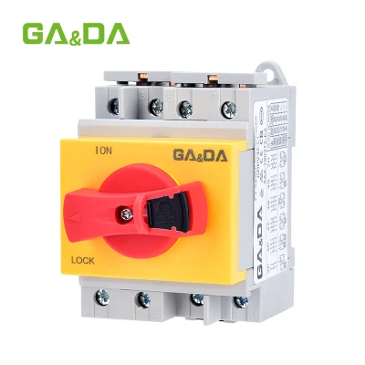 PV Disconnect Switch Waterproof Isolation Switch IP20 Isolator Disconnect Switch