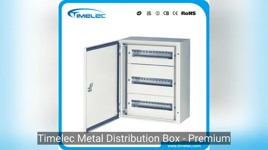 Timelec Wall Mount Steel IP65 waterproof Metal Electrical Enclosure Distribution Box
