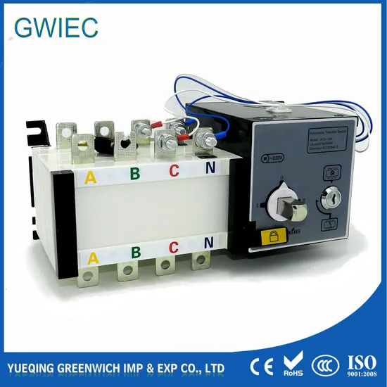 CB Class 125A 250A 400A 4p Automatic Transfer Switch (ATS)