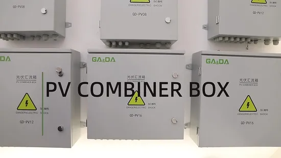 Outdoor Waterproof Solar Iron Shell PV String Cable Combining Box