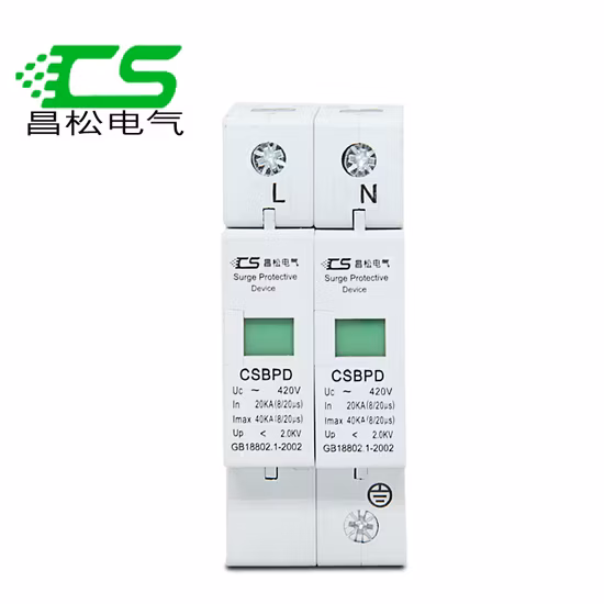 High Quality Surge Protector 2 4 Pole AC DC Surge Protective Device