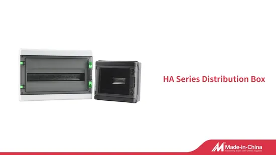 Tulabu Outdoor Ha Series Plastic Power Electrical MCB Circuit Breaker Waterproof Distribution Junction Box Supplies Factory Price 
