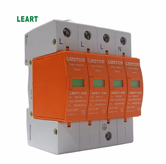 4p 40ka 420V Patent AC Lightning Arrester Surge Protectors