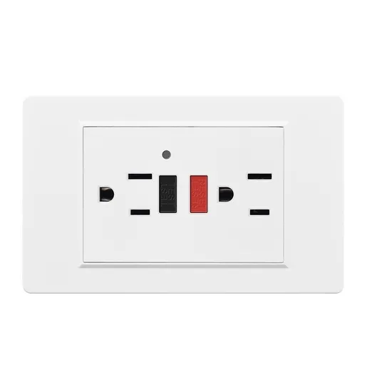20A 125V Us Standard Electrical Duplex Receptacle GFCI Socket 