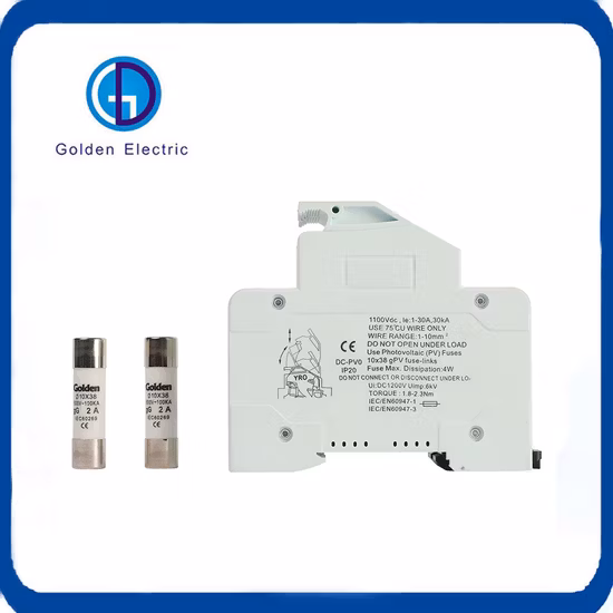 PV 1000V 32A Cylinder Fuse with Fuse Holder
