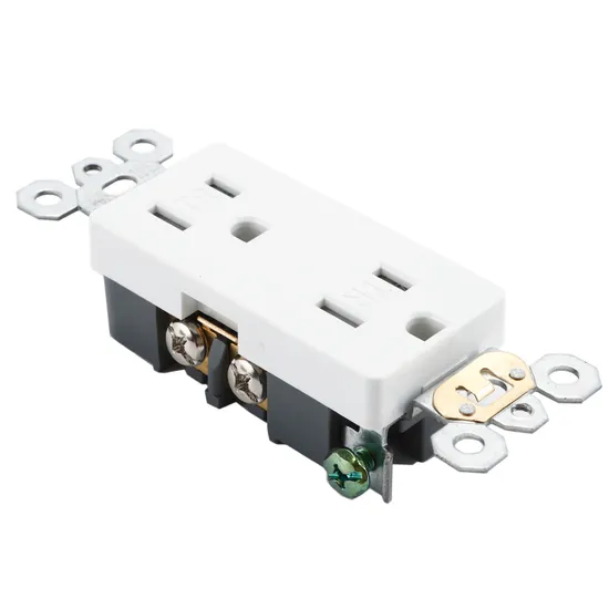 GFCI Receptacle, Switch Socket, 15A 120V Tamper Resistant Ground Fault Circuit Interrupter Electrical Socket Outlet, ETL