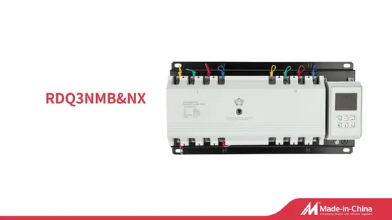 Rdq3NMB Series Dual Power Automatic Transfer Switch, CB Type Auto Changer Over Switch 