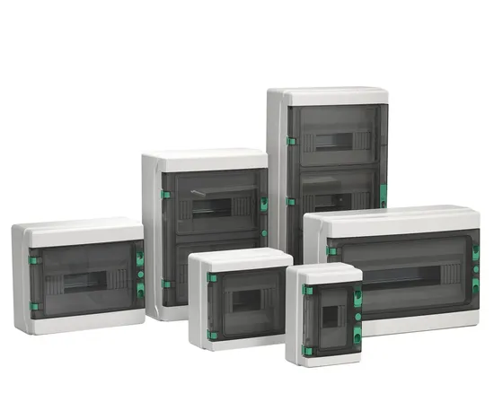 HA Series 4/8/12/18/24/36 Ways IP65 Outdoor Waterproof Panel Electrical Power Plastic MCB Distribution Box with/Without Terminal 